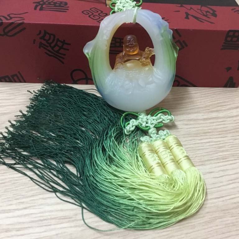 Dây treo ô tô Phật Di Lặc đẹp