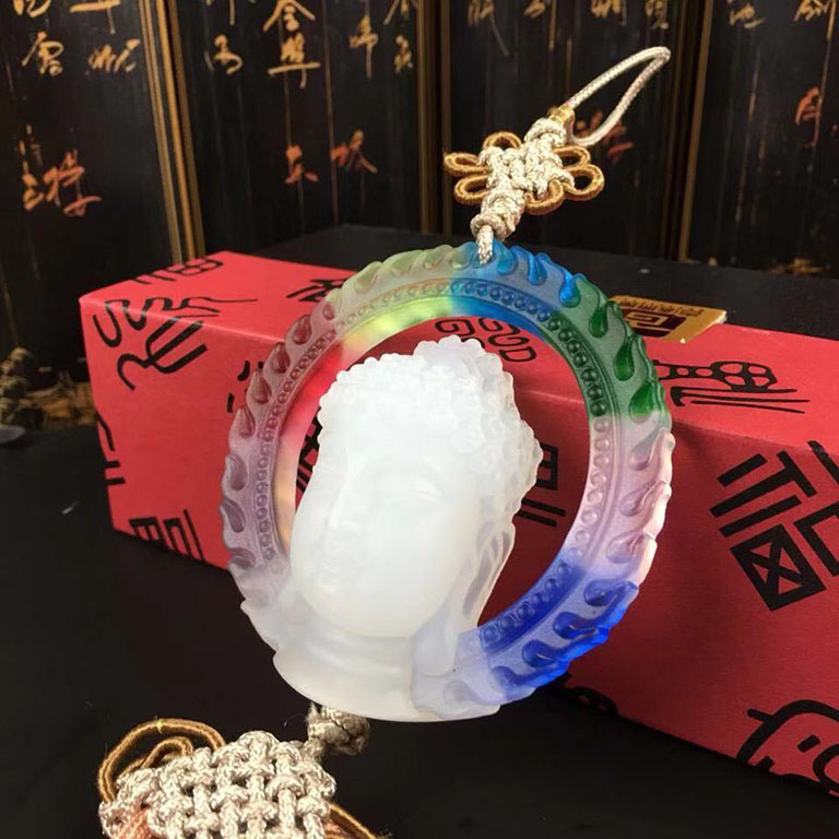 dây treo xe ô tô tượng chân dung phật