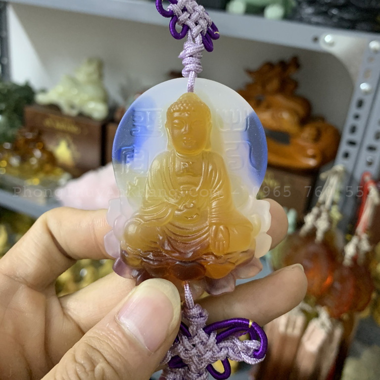 Dây treo Phật A Di Đà hợp mệnh kim