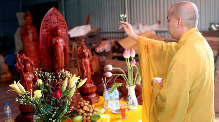 khai quang diem nhan tuong phat
