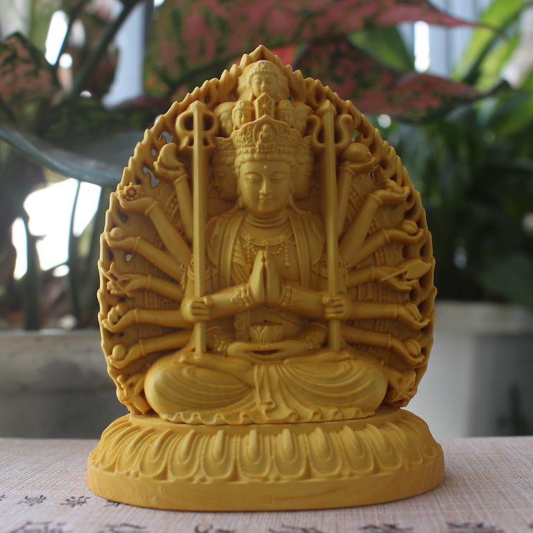 Tượng Phật Thiên Thủ Thiên Nhãn hai mặt đẹp