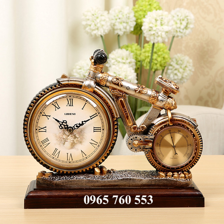 Đồng hồ xe đạp để bàn làm việc - Mã DHDB 008