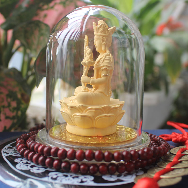 Tượng Hư Không Tạng Bồ Tát để xe hơi