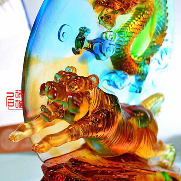 Chi tiết tượng hổ trong bộ tượng 12 con giáp