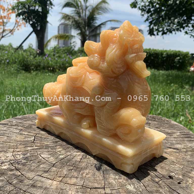 Tỳ hưu ngọc hoàng long để két sắt
