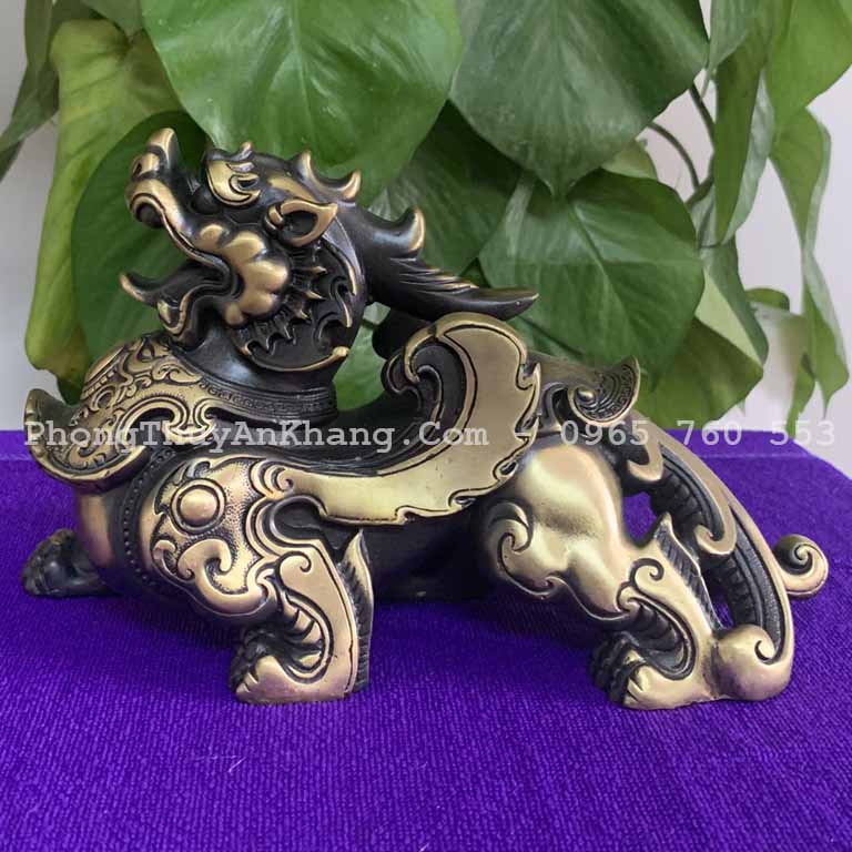 Tượng tỳ hưu phong thuỷ bằng đồng đẹp tại tp hồ chí minh