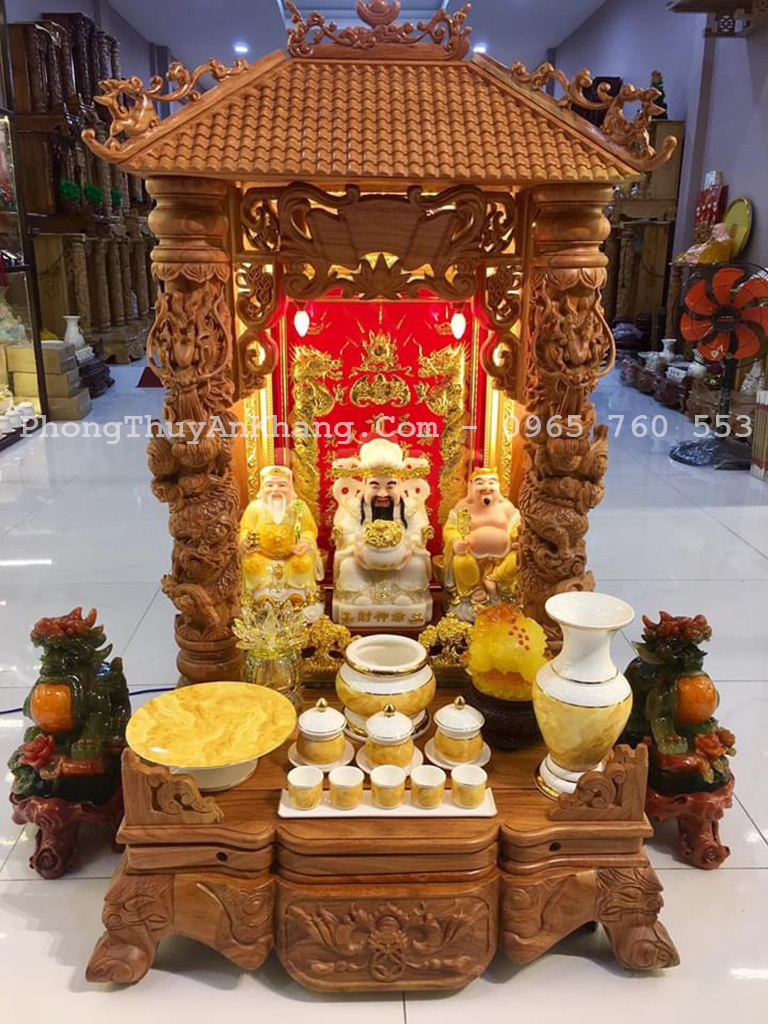 hướng dẫn đặt tỳ hưu trên bàn thờ thần tài