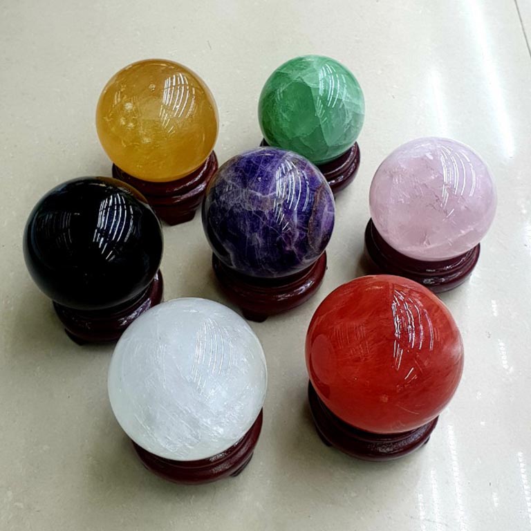 Tác dụng của quả cầu phong thuỷ theo màu sắc