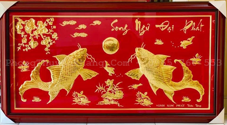 Khánh vàng song ngư đại phát mừng khai trương