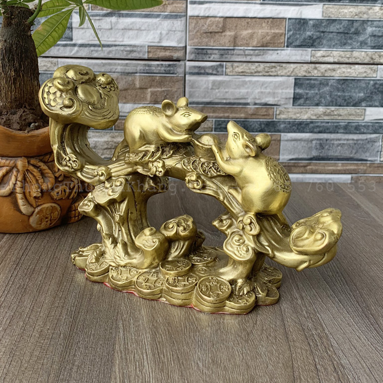 Tượng chuột như ý quà tặng người tuổi tí