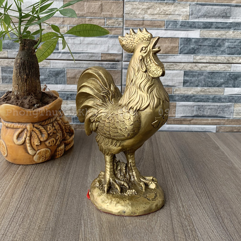 Tượng gà bằng đồng quà tặng người tuổi Dậu