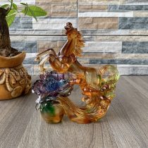Tượng ngựa để bàn làm việc bằng lưu ly