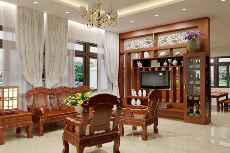 Phòng khách có nhiều luồng khí lưu thông sẽ tốt cho phong thuỷ