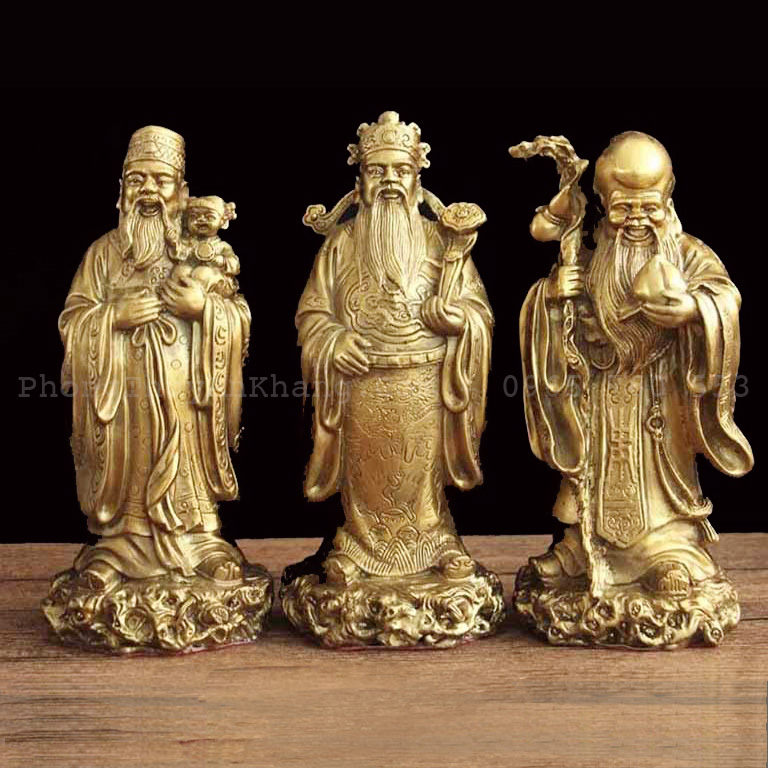 Tượng tam đa bằng đồng hợp người mệnh kim, mệnh thuỷ