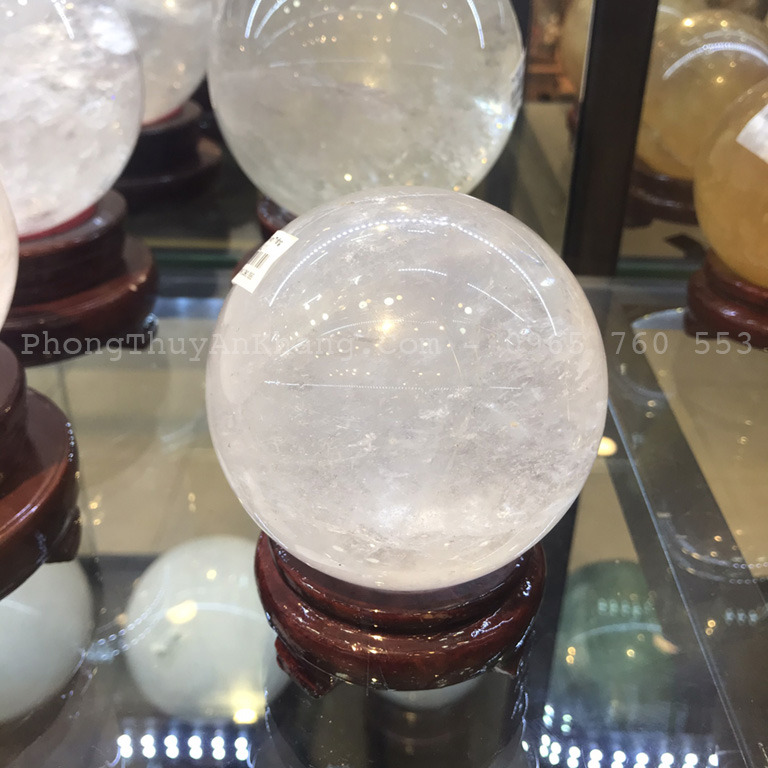 Quả cầu thạch anh trắng tại hà nội giá tốt nhất thị trường