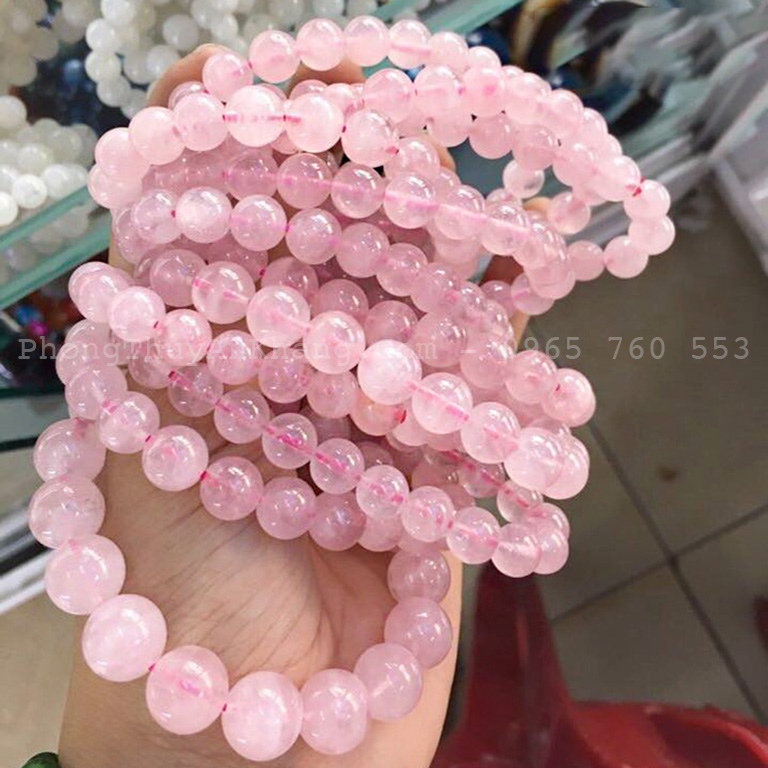 Vòng tay thạch anh hồng