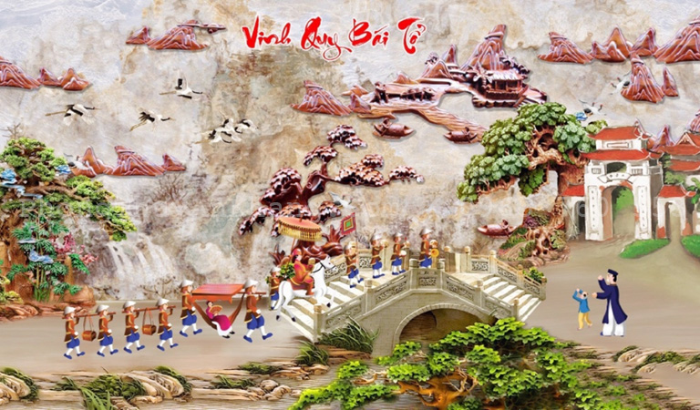 Ý nghĩa tranh vinh quy bái tổ trong phong thuỷ