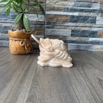 Cóc ngậm tiền đá cà rốt màu cam