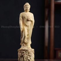 Tượng A Di Đà Bằng Gỗ Hoàng Dương