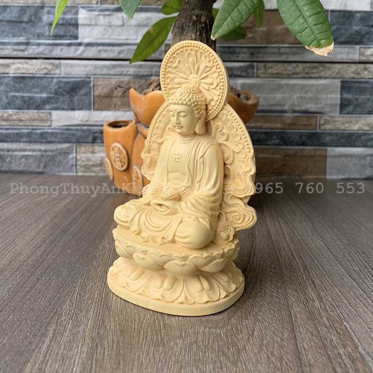 Tượng A Di Đà để xe hơi