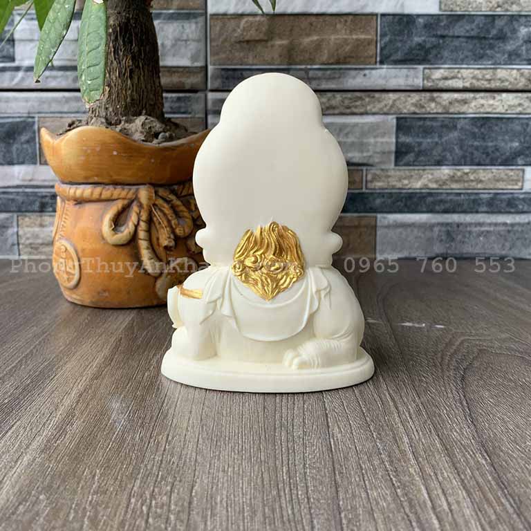 Mặt sau tượng Phổ Hiền Bồ Tát