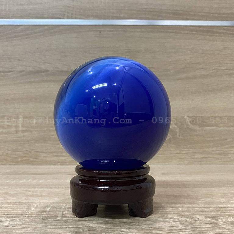 Quả cầu mắt mèo 10cm để phòng khách