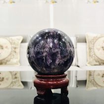 Quả cầu thạch anh tím 9cm