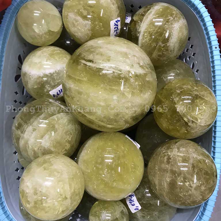 Quả cầu Thạch Anh vàng 10cm tại TP Hồ Chí Minh