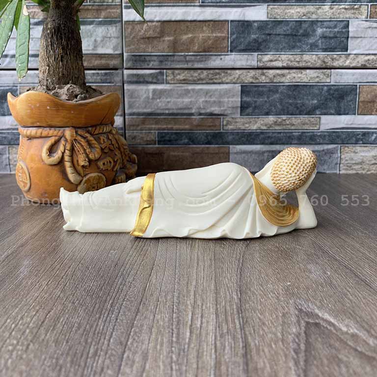 Tượng A Di Đà để xe ô tô bằng đá Ngà