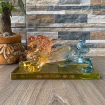 Tượng Tỳ Hưu để xe hơi có đế nước hoa