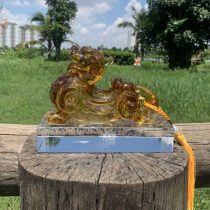 Tỳ Hưu Bàng Pha Lê để bàng làm việc