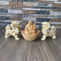Bộ Phật Di Lặc và tỳ hưu chiêu tai lộc may mắn hạnh phúc