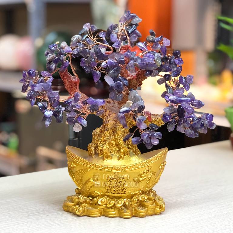hướng dẫn chọn cây tài lộc đá thạch anh hợp mệnh tuổi