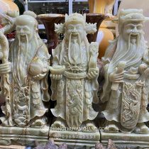 Tượng Tam Đa Phúc Lộc Thọ bằng đá Paskintan nhập khẩu cao cấp