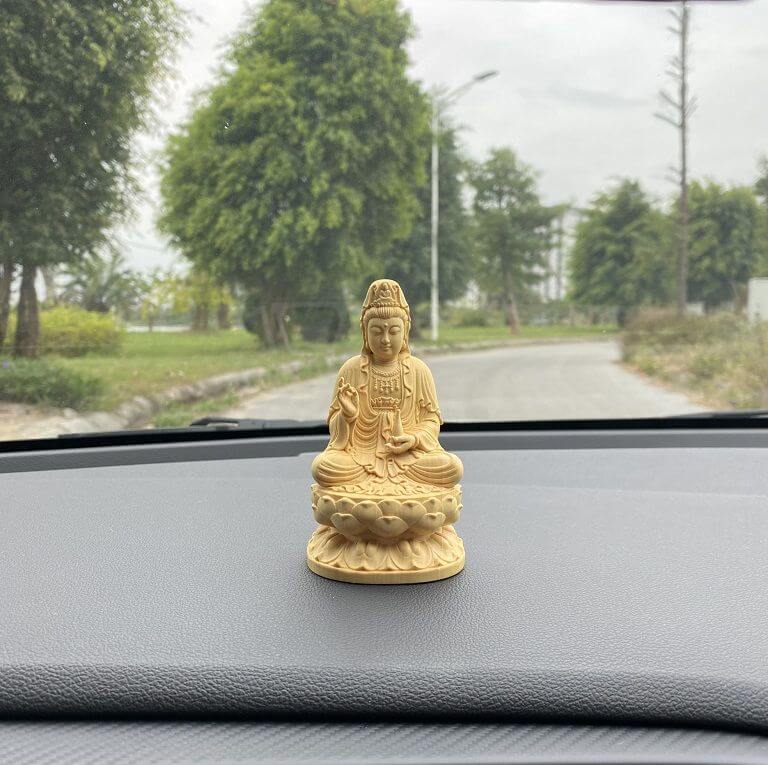Tượng phật quan âm gỗ Hoàng Dương hợp tuổi Bính Tý