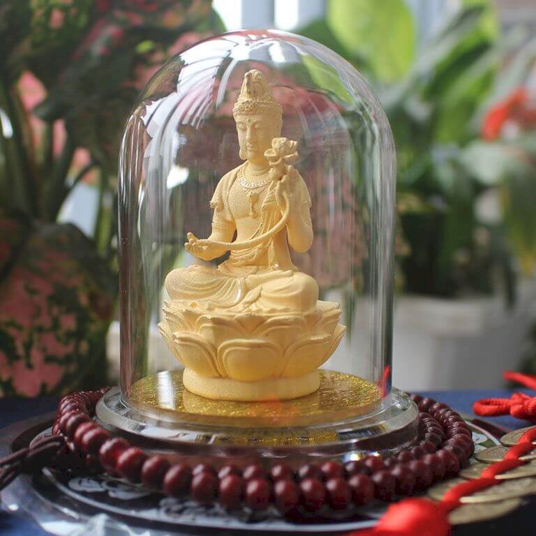 Tượng Phật Bồ Tát Đại Thế Chí kim sa dát vàng