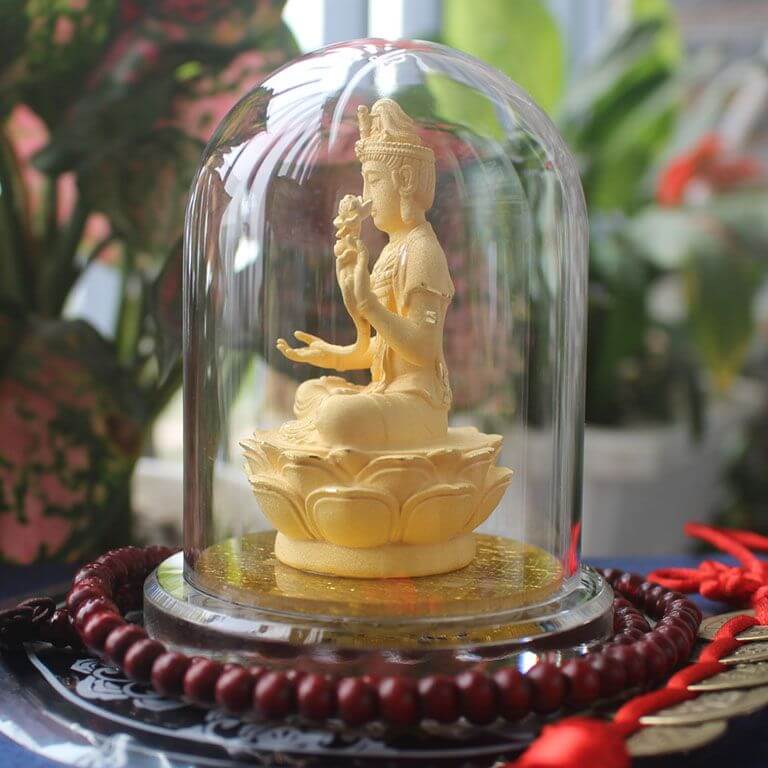 Mẫu tượng phật để xe ô tô cao cấp được nhiều người lựa chọn