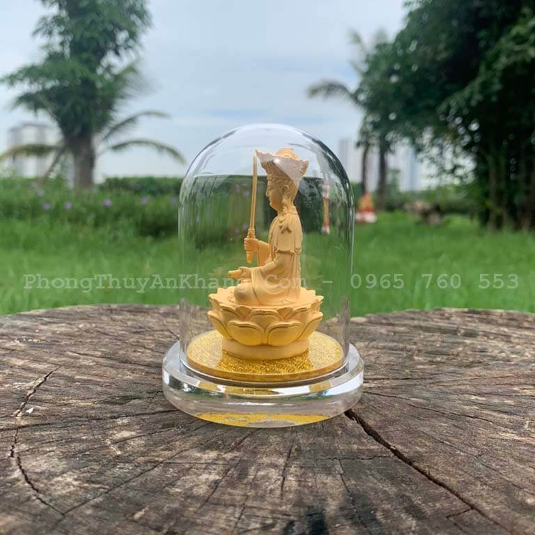 Tượng Phật Văn Thù Bồ Tát kim sa dát vàng