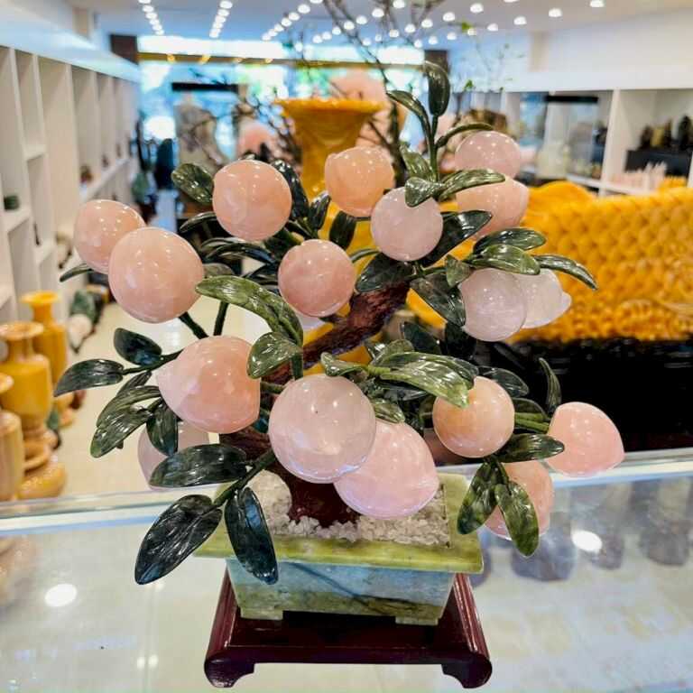 Năng lượng có trong cây tài lộc bằng đá thạch anh tự nhiên có thể giải tỏa tinh thần, giảm căng thẳng mệt mỏi